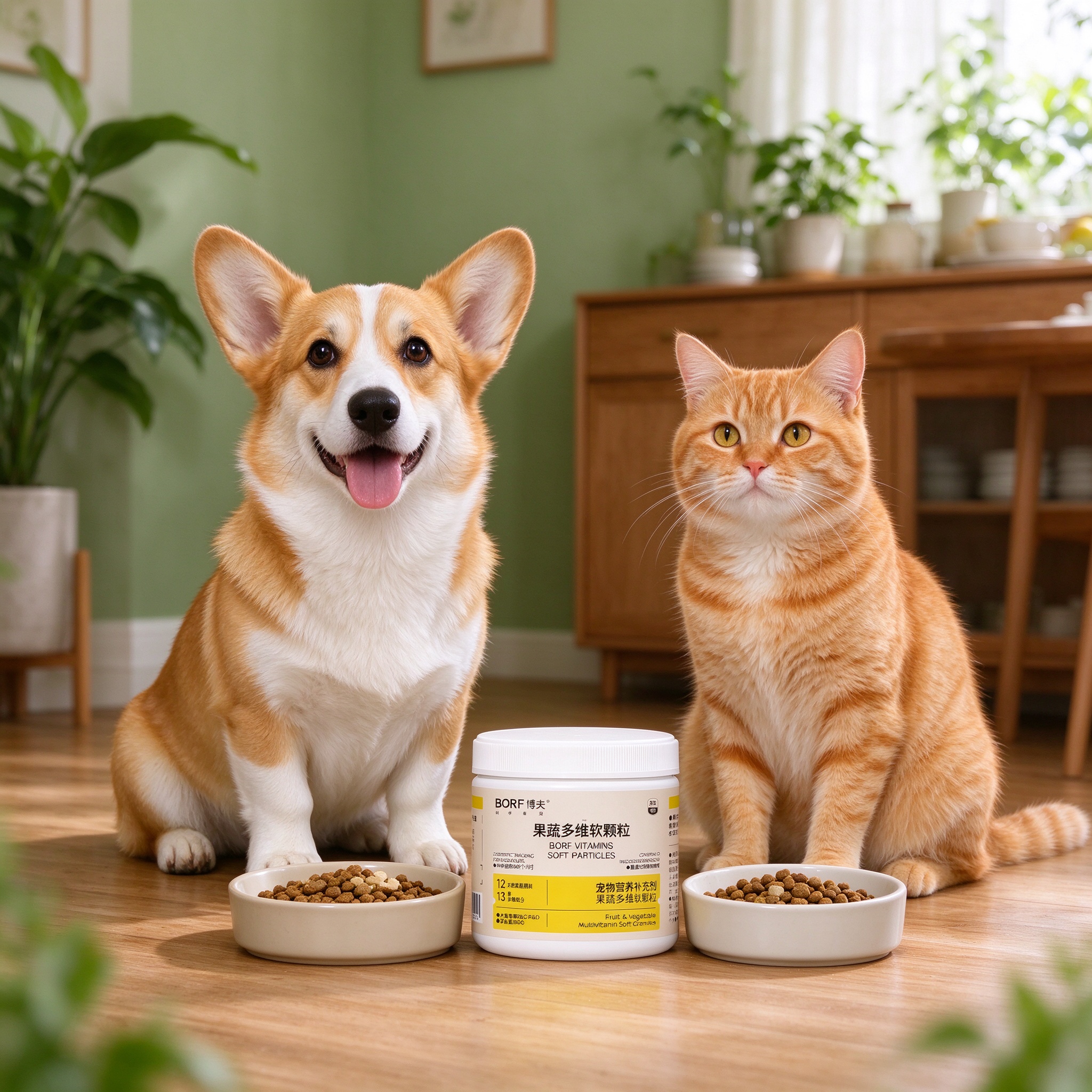 BORF博夫果蔬多维软颗粒犬猫营养使用场景
